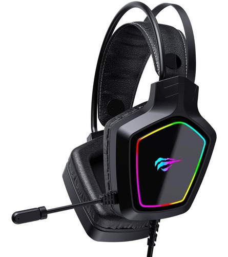 Fone De Ouvido Gamer Headset Havit H656d Led Usb + P2 3.5mm