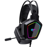 Headset Gamer Havit Gamenote H656d Rgb Preto