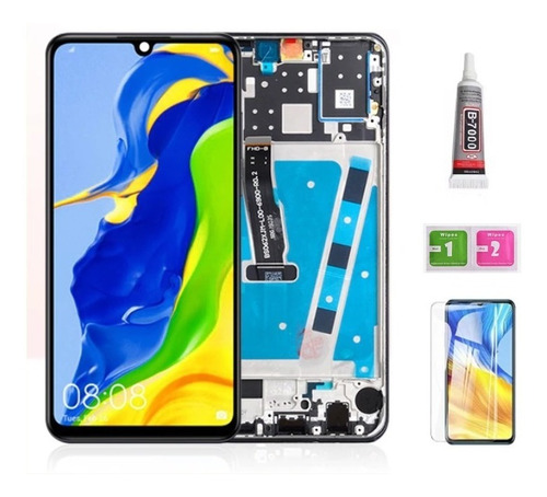 Marco De Pantalla Lcd Para Huawei P30 Lite 48mp Negro