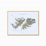 Mapa Islas Malvinas