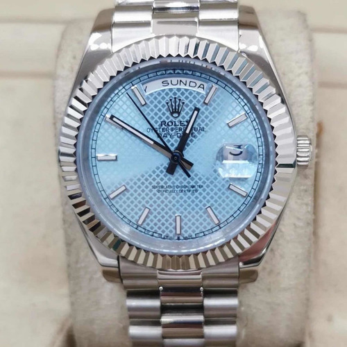 Relogio Rolex Daydate Azul Promocional