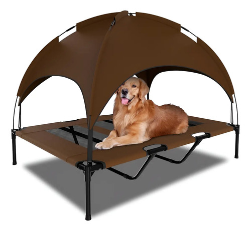 Cama Elevada Con Told De Perro Mascota Grande Cuna Portátil
