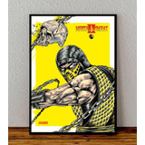 Cuadro 33x48 Poster Enmarcado Mortal Kombat Videojuego