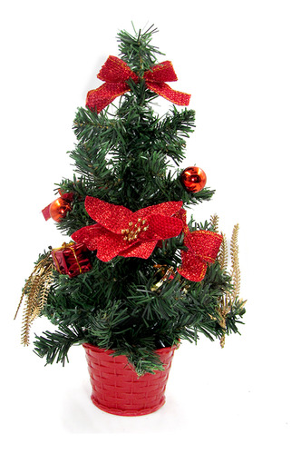 Mini Árvore De Natal Pinheiro Decorada Pequena 40cm