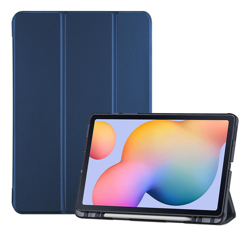 Procase Funda P/ Galaxy Tab S6 Lite 10.4 Con S Pen Slim Azul