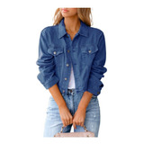 Chaqueta Vaquera De Manga Larga For Mujer De Jean