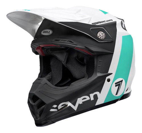 Casco Bell Moto 9 (( Flex )) Seven Carbono 