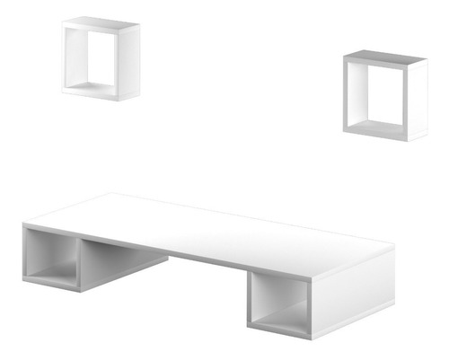 Mesa Suspensa Fechada Mdf Trabalho Home Office Computador Pc