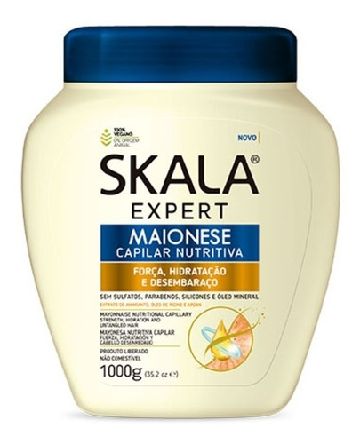 Mascarilla Skala Brasil Maionesa Capilar Nutrición 1 Kilo 