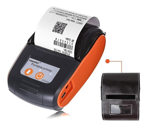 Mini Impresora Termica Bluetooth Portatil 58mm Funda Regalo