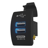 Tomada Carregador Veicular Usb 3.1a Carro Onibus Moto Barco