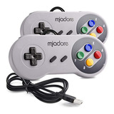 Controladores Usb Para Snes Retro Gaming - 2 Pack