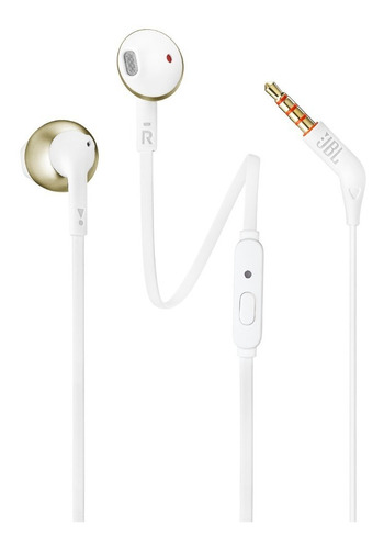 Fone De Ouvido Jbl T205 In- Ear Com Fio