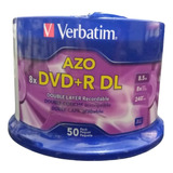 Dvd+r Dl Verbatim 8x - 8.5gb - Pack 50 Unidades