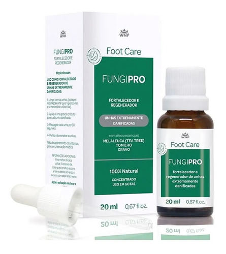 Fortalecedor E Regenerador De Unhas Fungipro Podoprática 20ml - Wnf