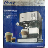 Cafetera Prima Latte Oster Plata Automática Bvstem6602ss