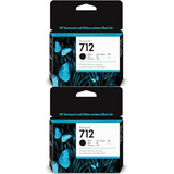 Tinta Negra 80ml Compatible Con Hp Designjet T650, T630, T23