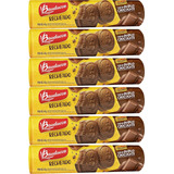 Biscoito Recheado Duplo Chocolate 140g Bauducco Kit 6 Pctes