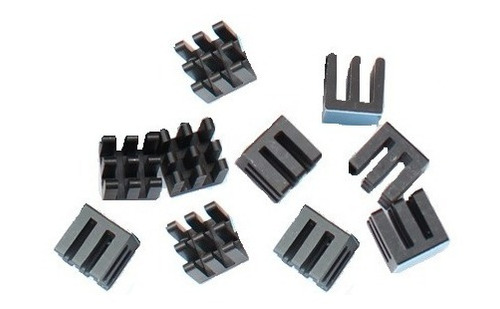 10uni. Dissipador De Calor Adesivo 10x10x10mm Vrm/mosfet/pi