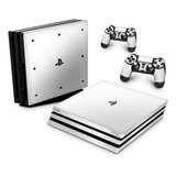 Skin Para Ps4 Pro Adesivo - Branco