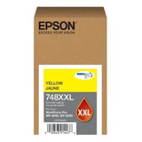 Cartucho De Tinta Epson 748xxl420 (vto 2020) Color Amarillo De 69 Ml