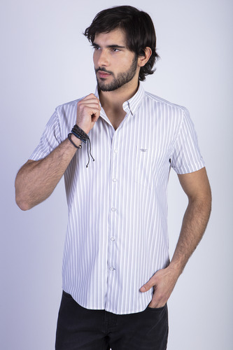 Camisa Listada Lancaster F Beige Ferouch Ss24