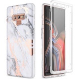 Suritch Para Samsung Galaxy Note 9 Marble Case, [protector D