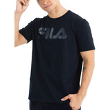 Remera Manga Corta Fila Hombre F-11l01401-6597/neg