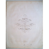 Partitura Antigua C 1820 Piano Bagatelle Par Henry Lemoine