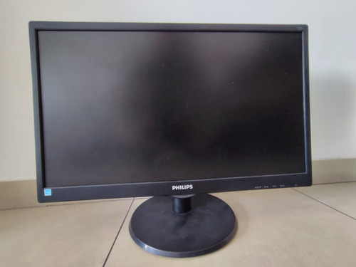 Monitor Philips 223v5l Lcd 21.5  Negro - Excelente Estado