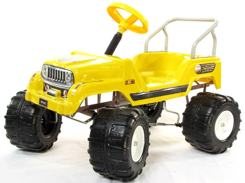 Karting Infantil Jeep A Pedal Carrocería Alto Impacto Pvc