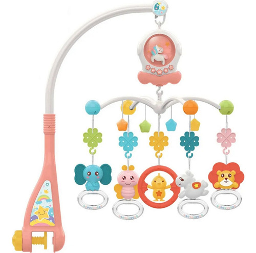Mobil Movil Bebe Cuna Corral Patio Ajustable Musical