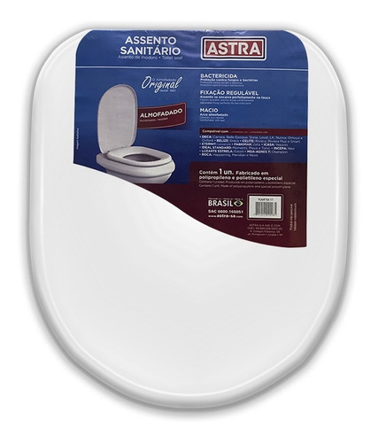 Tampa Vaso Sanitário Almofadado Celite: Riviera E Smart #36