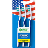 Cepillo De Dientes Suave Oral-b Healthy Clean 40, 3 Unidades