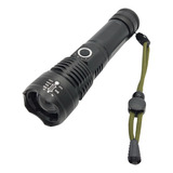 Lampara Táctica Recargable Led Xhp70 Ultra Potente Militar