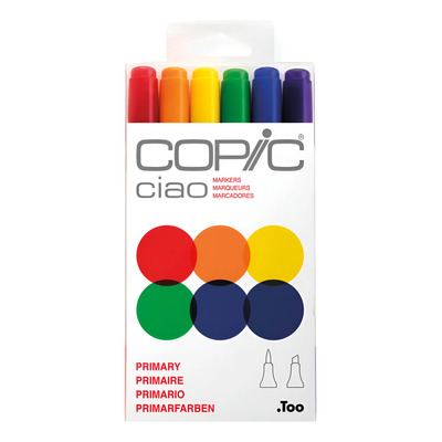Marcadores Plumones Copic Ciao Caja C\u002F6 Tonos Primarios | Envío gratis