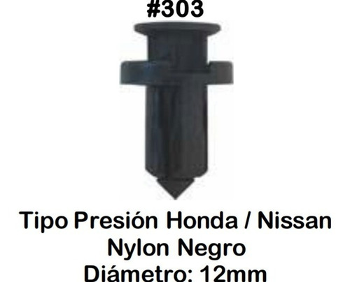 100 Grapas Automotrices Tolvas Tipo Presión Honda / Nissan