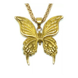 Collar Mariposa Dama Honor Baño Oro 24k