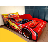 Cama Infantil Rayo Mcqueen  /  Cars Tamaño Individual / 