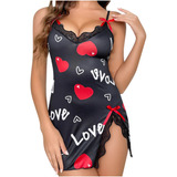 Camisetas De Lingerie Feminina Estampadas Com Decote Em V E