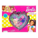 Set De Maquillaje En Forma De Corazón Barbie Multiscope Nena