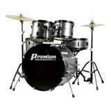 Bateria Acústica Premium Dx722 Iniciante Bumbo 22 Com Banco