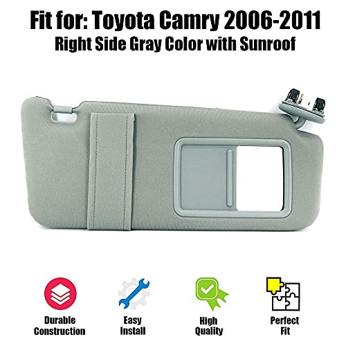 Visera Solar Gris Compatible Toyota Camry 2006-2011 Luc... Foto 2
