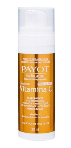 Payot Sérum Oil Free Vitamina C Clareamento 30ml Pump