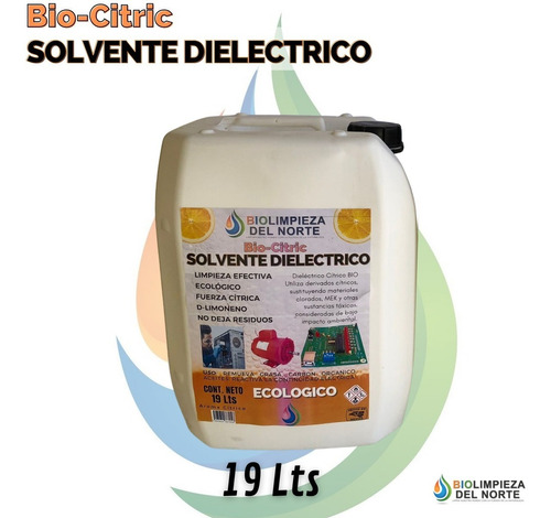 Solvente Dieléctrico Biodegradable 19 Lts