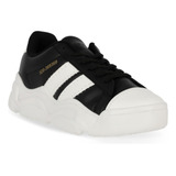 Tenis Sneakers Dama Piso Negro Urbano 400-31