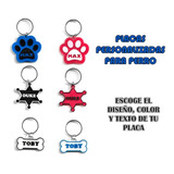 Placa Identificación Personalizada Para Perro 3d