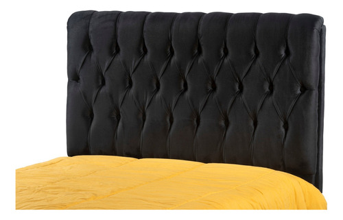 Cabecera King Size Astorga Negro Këssa Muebles