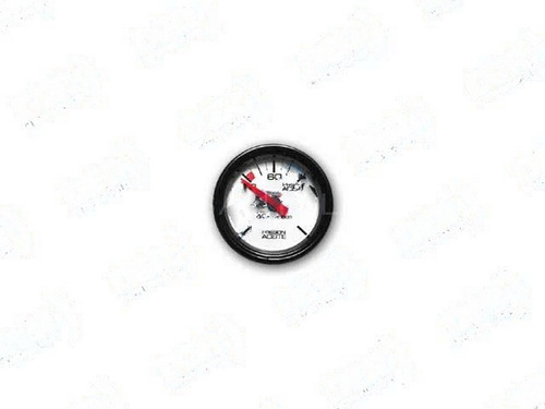 Reloj Presion Aceite Fondo Blanco 24v 120lbs/p2 D52mm