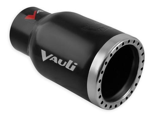 Colilla Punta De Escape Deportiva Vauli Xenon Black 3 1/2in